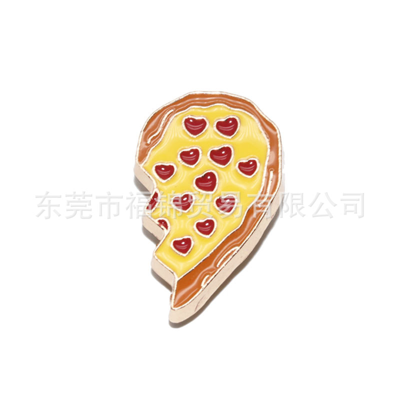 Nuevos accesorios de zapatos de hormigón, botones de zapatos de fruta metálica, accesorios de zapatos de flores del centro comercial