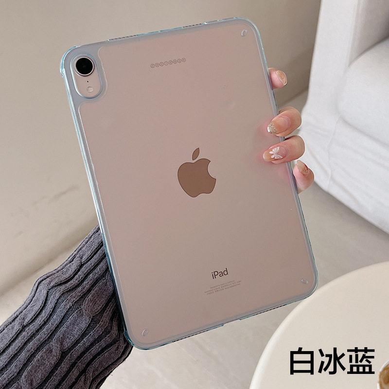 新型iPad pro 11保護カバーair65薄型アクリル無筆溝iPad 9透明全包ケース|undefined