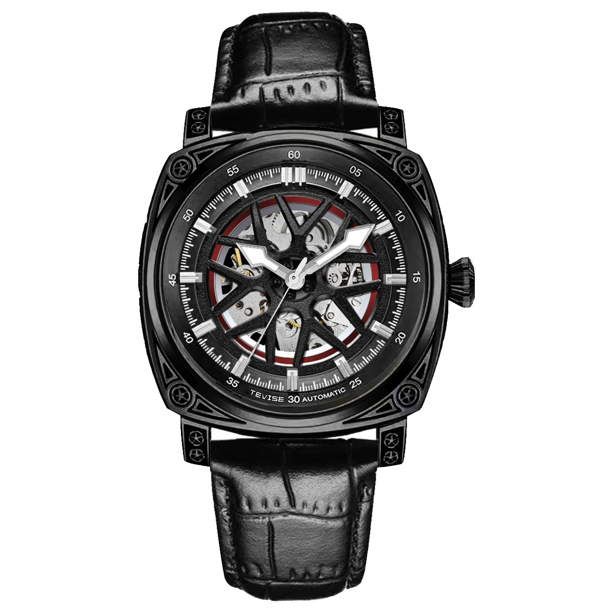 T894G-all black leather