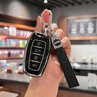 Car key bag — F5 Buckle Euler Black Cat Shell