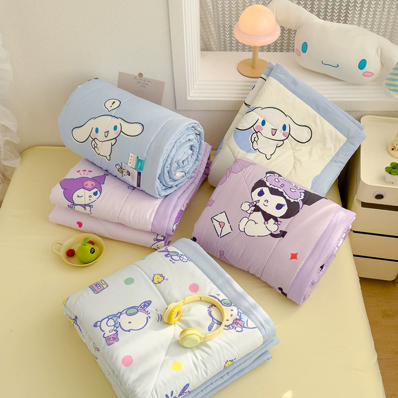 Hello Kitty, летящее хлопковое охлаждающее одеяло