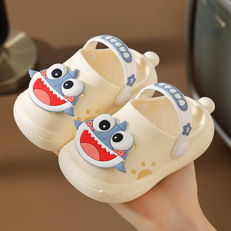 Children's Slippers, Women's Summer Clogs, Cute Shark Shoes for Small and Medium-Sized Kidsren, Baby Internet Celebrities, Soft-Soled Non-Slip Thick-Soled Men's Sandals