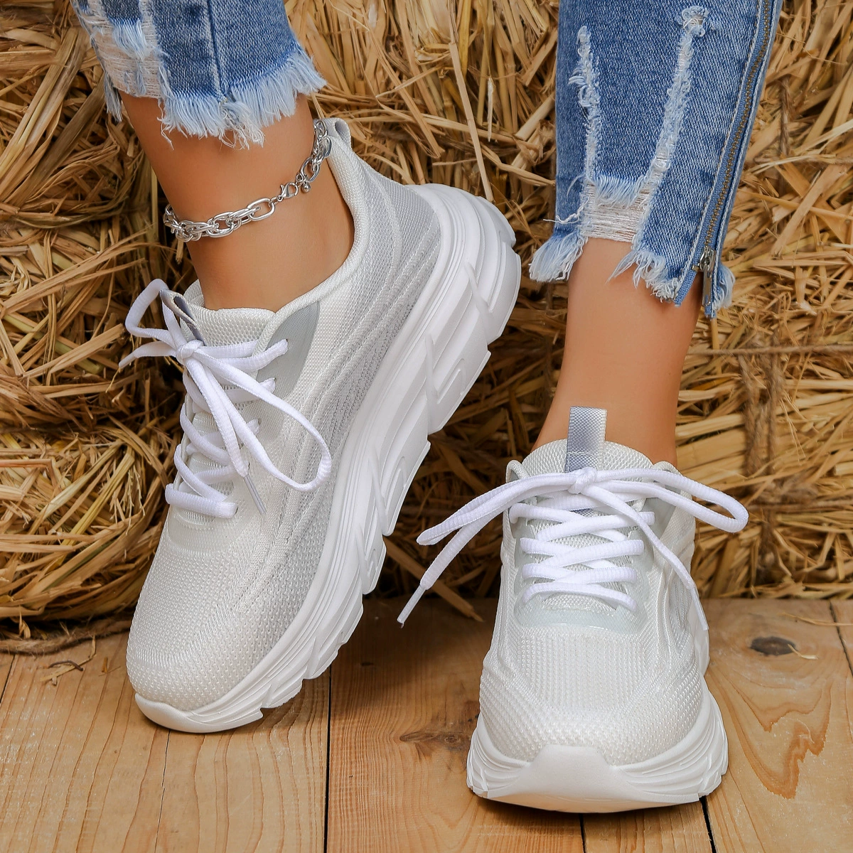 Новая супер легкая женская обувь спортивная обувь новая сетчатая дышащая повседневная обувь дикая амортизация кроссовки дети весна и осень