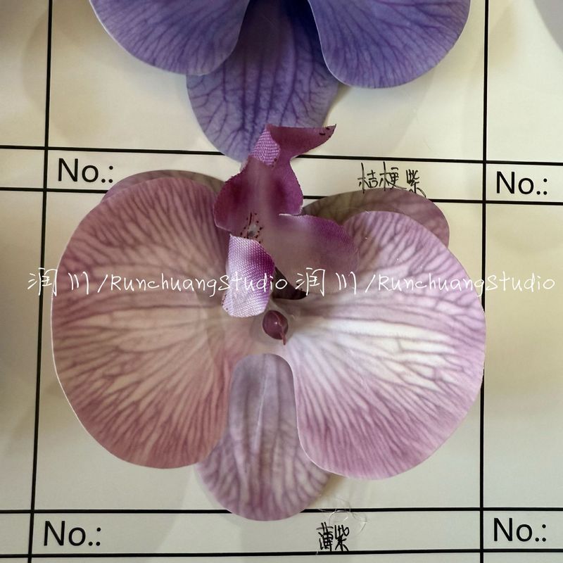 3Dプリントフィルム胡蝶蘭単輪花頭手作り結婚お土産喜糖箱装飾diy靴花|undefined