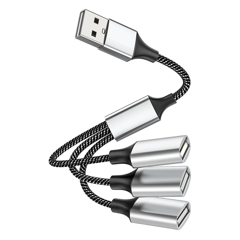 USB-удлинитель, зарядный разветвитель, адаптер типа компьютер, док-станция расширения Один-четыре, многофункциональная, один-три