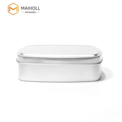 150ml Aluminum Box 95*70*28 Rectangular Metal Box Soap Decor Storage Cookies Candy Packaging Biscuit Box
