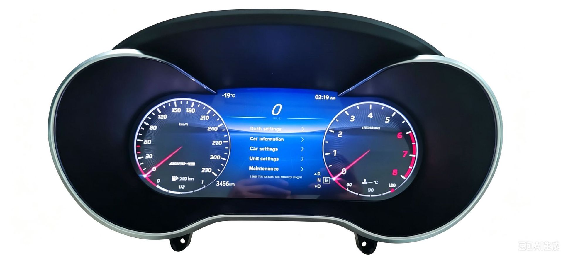 Suitable for Mercedes-Benz Glc/C-Class W205/Ntg5.0 Upgrade to Full Lcd Instrument Panel, Plug and Play, Non-Destructive Connection