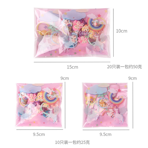 Cute Crown Flower Hair Tie for Kids, Non-Damaging, Cartoon Baby Girls Hairband, Loving Butterfly Knot Hair Accessory