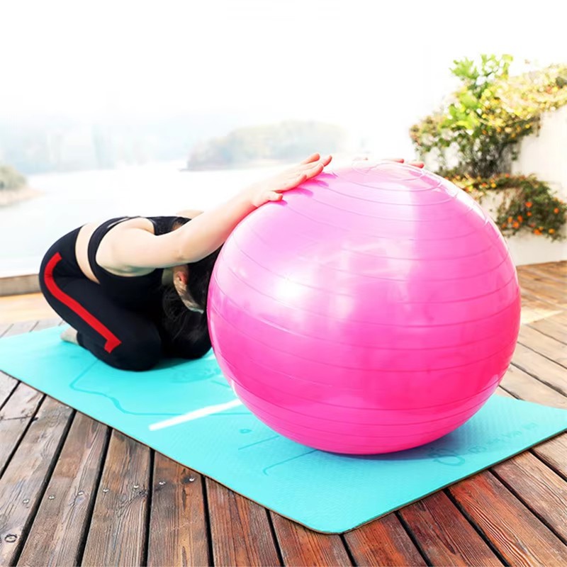 PVC Yoga Ball 45cm estudio de yoga a prueba de explosiones engrosamiento fitness ball ejercicio equilibrio bola de yoga