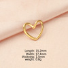 Pendant stainless steel heart-shaped heart shaped, accessory, simple and elegant design