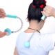 TPR Silicone Head Golf Spring Ball Stick Hammer Massage Knocking Back Knocking Cervical Hammer Handheld Meridian Massage