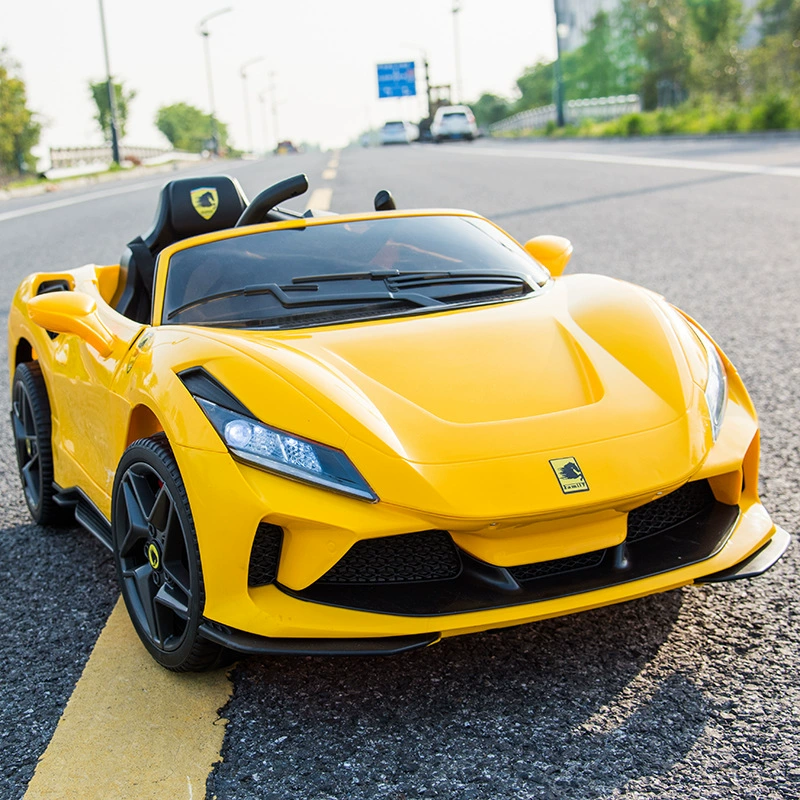 Ferrari игрушечный электромобиль, полноприводный транспорт с сиденьем, пульт дистанционного управления, для 1–12 лет