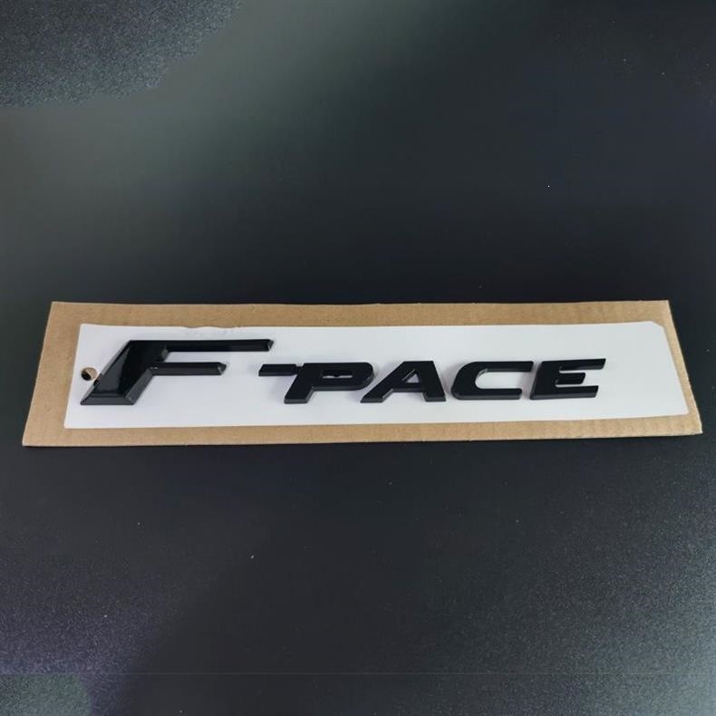 Suitable for Jaguar black car logo XJL XEL XFL FPACE AWD rear trunk logo with leopard English lettering
