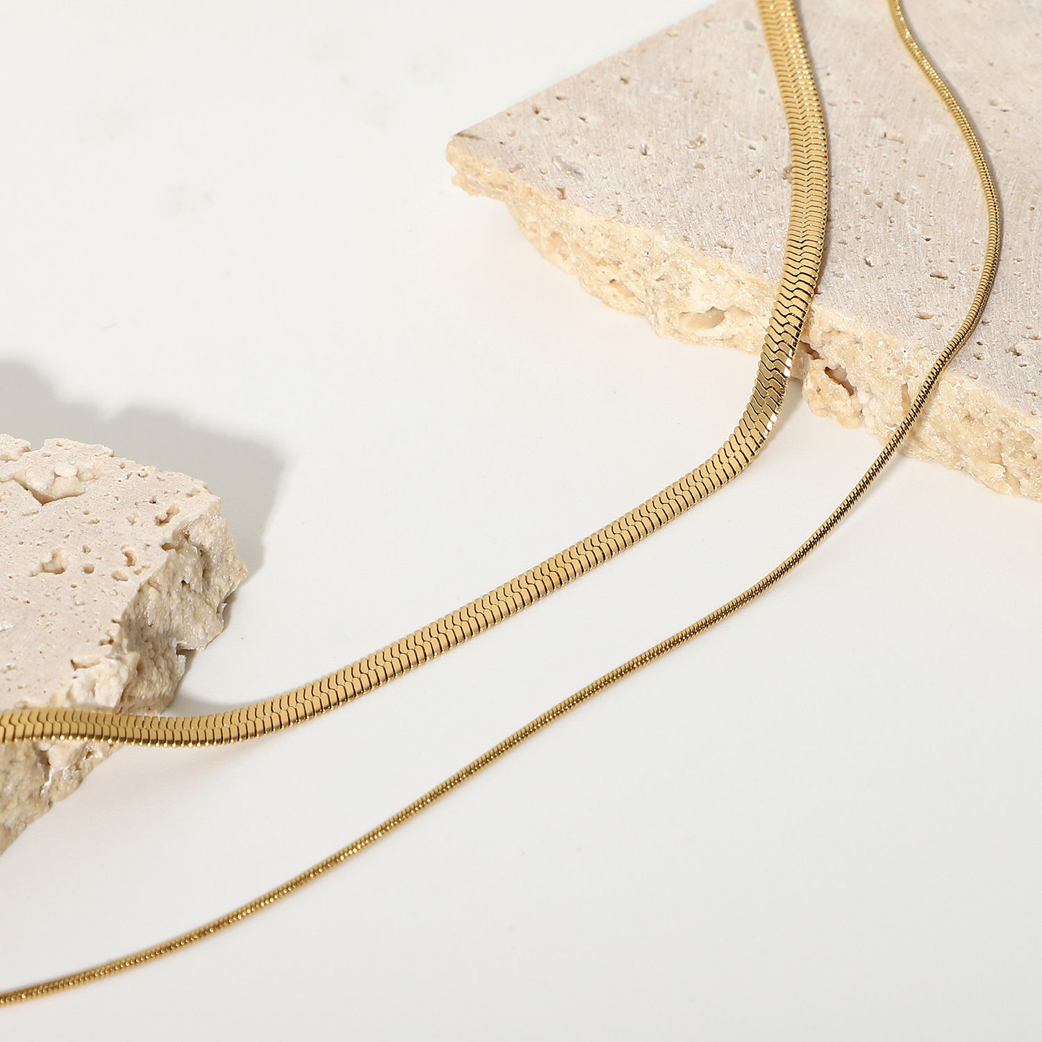 Fashion Geometric Titanium Steel Plating Pendant Necklace 1 Piece