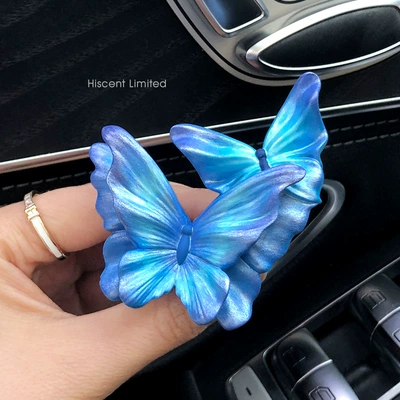 Butterfly Car Aromatherapy Air Outlet Car Perfume Aromatherapy - starry-blue-butterfly