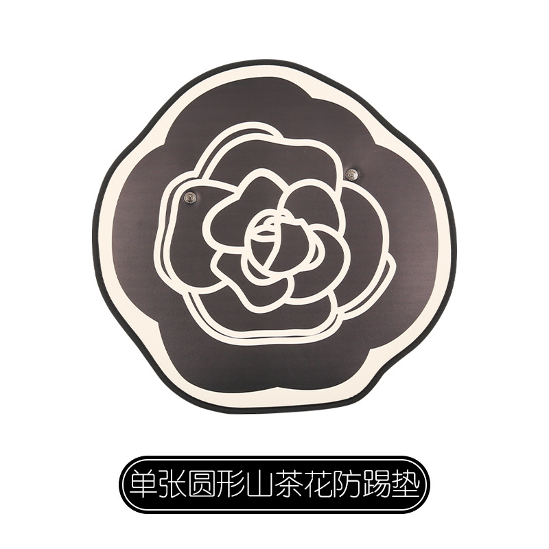 Shāncháhuā – Camellia Rose Chair back anti-kick pad - round-camellia