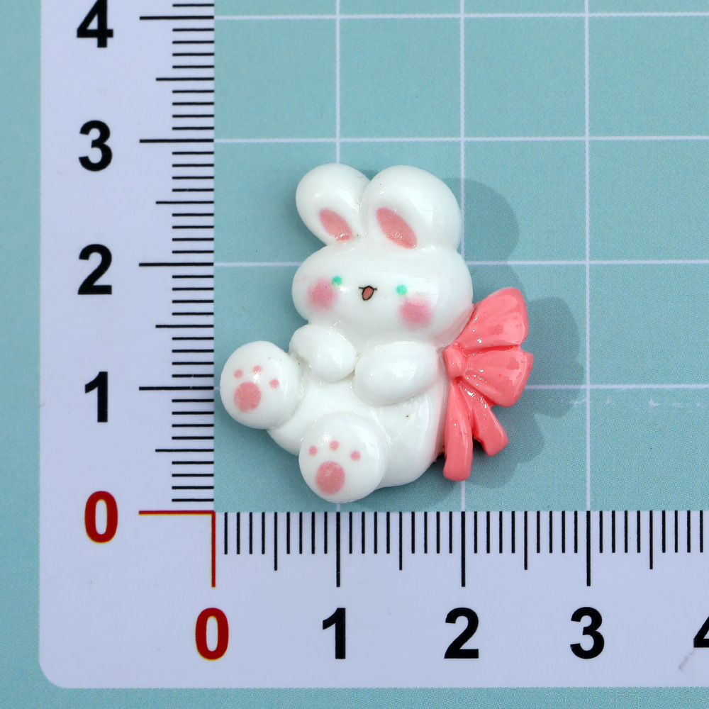 Lindo otoño mochila de viaje oso DIY accesorios de resina de goma crema caja del teléfono accesorios para el cabello colgante material al por mayor de nuevo Pato Conejo