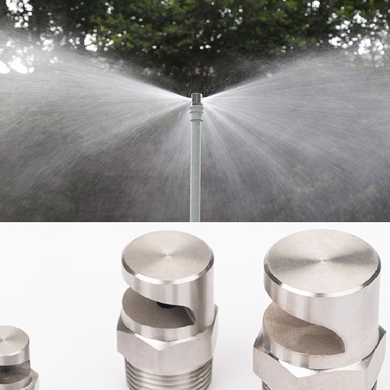 不锈钢K型广角扇形喷嘴工业清洗扇形喷头侧喷喷头水帘墙幕喷咀