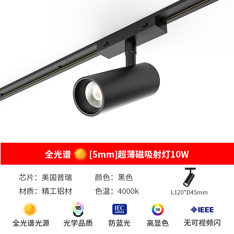 [Pu Rui full spectrum light source] track spotlight 10W