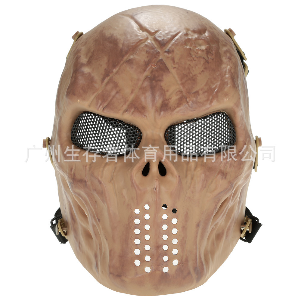 M06 máscara protectora de la cara completa al aire libre real CS cráneo máscara protectora película de Halloween y accesorios de televisión image 4