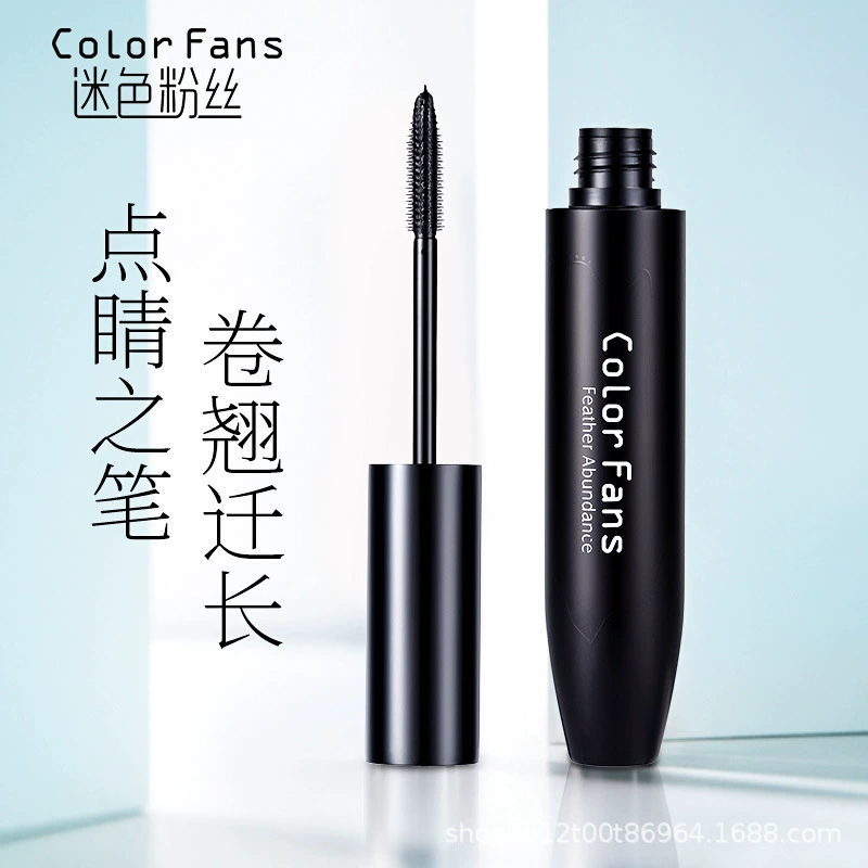 Colorfans Камуфляжная веера Длинная тушь для ресниц с макияжем для завивки водостойкая не Цветущая классика черная