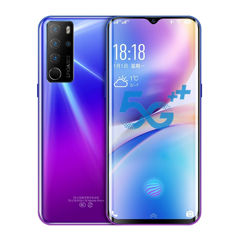 Смартфон 6,8 дюйма, 5G, 512 ГБ, широкий экран, мобильный для пожилых