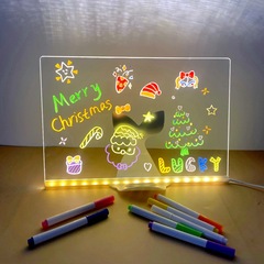 クロスボーダーins消灯ホワイトボード発光タブレット消灯LED子供絵画落書きアクリル蛍光板