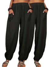S 69371 Women's Loose Cotton Pants �������ʳ��� �羳ŷ��