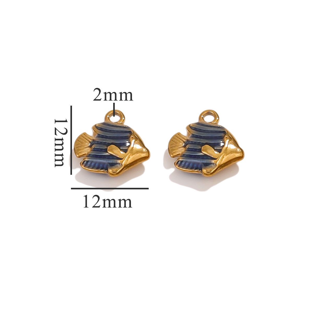 Acero inoxidable 3D retro esmalte colgante de goteo de aceite collar caricatura oso DIY accesorios joyería colgante mayorista