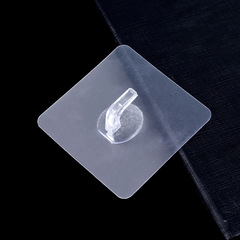 Factory wholesale horn hooks, no traces, no punching hooks, PET transparent frosted paste, no traces, no punching hooks