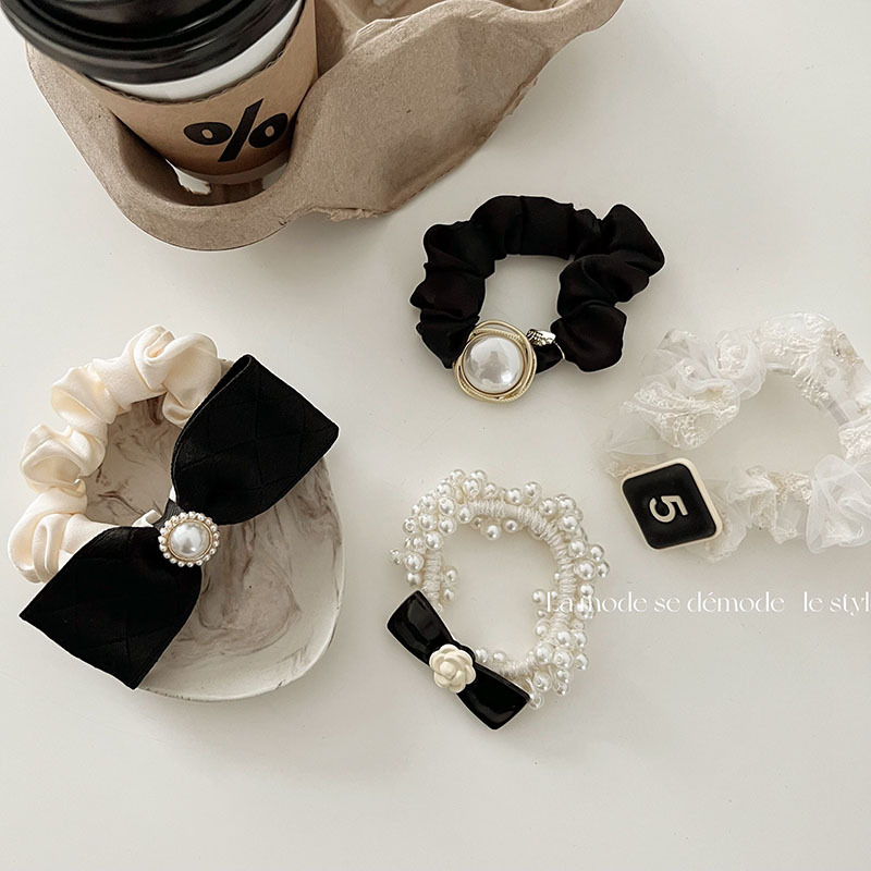 Vysoce kvalitní malá parfémovaná barevná mašle do vlasů, kožená stuha, dámská krátká vlasová pokrývka hlavy, dámská kravata, šperky na hlavu s tlustým střevním kruhem_voghion.com