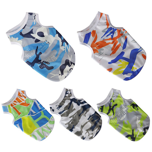 Summer sun protection clothing, ice silk pet dog vest, cool and quick-drying pet clothing, dog clothing manufacturer wholesale