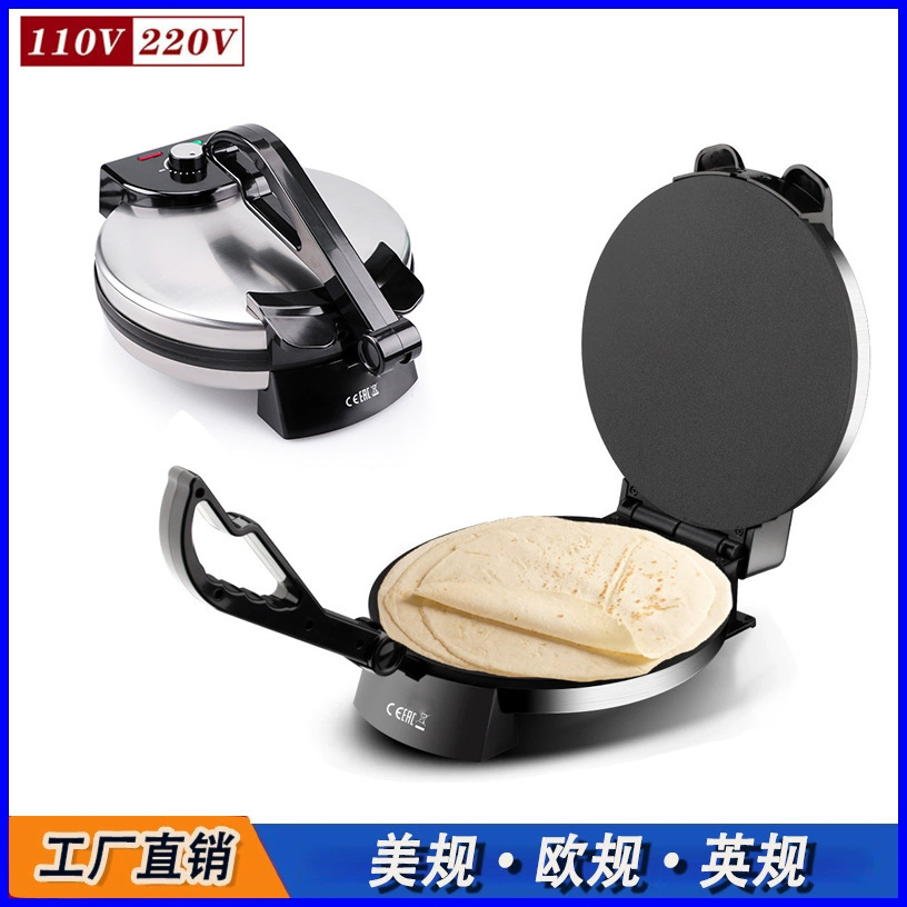 跨境薄饼机电饼铛家用烧饼烙饼机煎饼果子烤饼锅春卷机披萨机