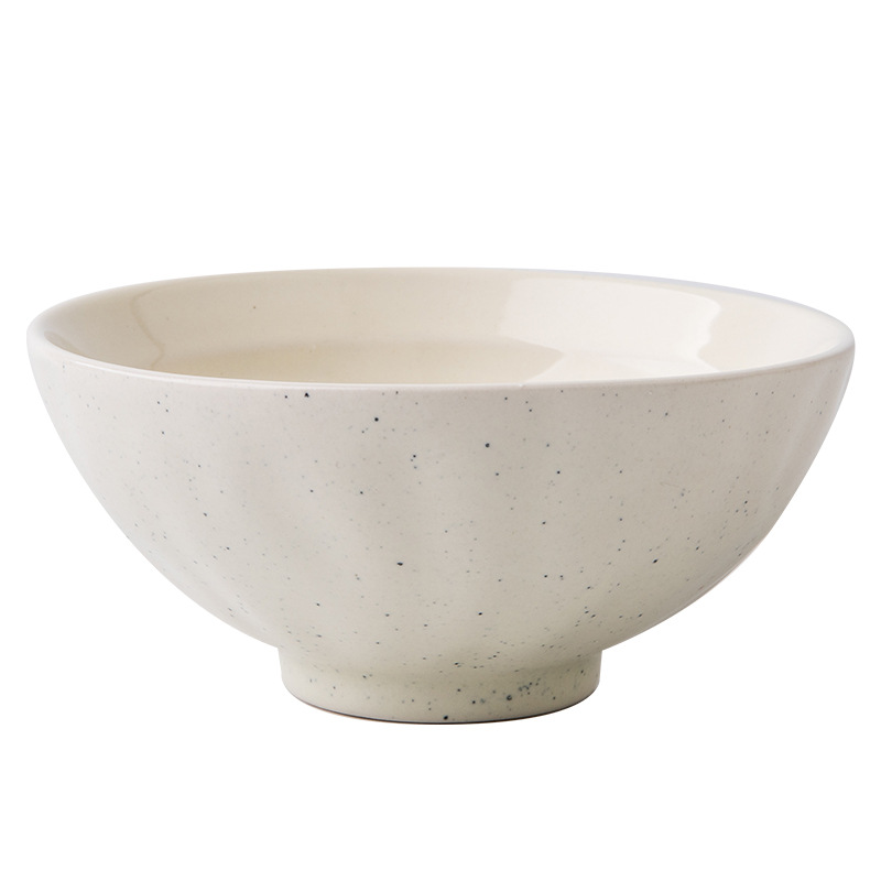 Cuencos de arroz de tinta de 4,5 pulgadas con cuencos de rosca de alto valor para restaurantes residenciales cuencos de cerámica exportación transfronteriza