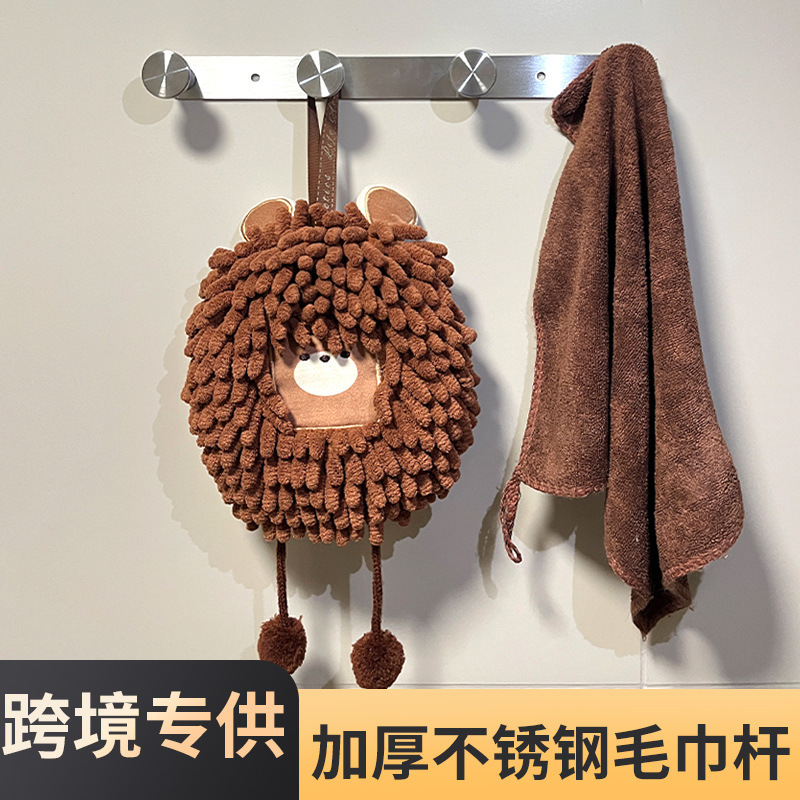 Amazon Punch-Free Coat Hook Stainless Steel Door Coat Hook Bathroom Strong Self-Adhesive Bathroom Towel Row Hook Amazon Punch-Free Coat Hook Stainless Steel Door Coat Hook Bathroom Strong Self-Adhesive Bathroom Towel Row Hook