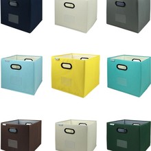 收纳箱牛津布家居学生格子柜玩具书本衣服抽屉收纳分隔盒客厅收纳