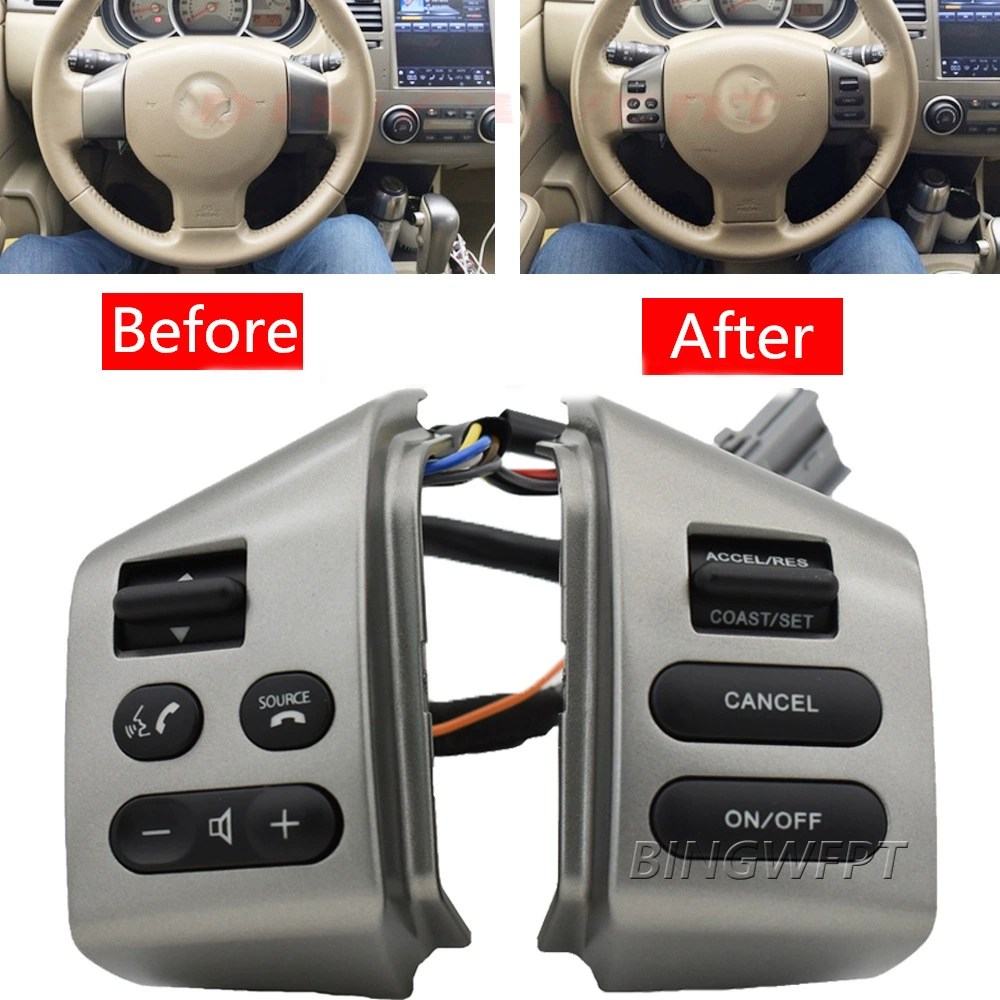 Применимо к Nissan Lida Yida Yuwei Xuanyi Высококачественный многофункциональный кнопочный переключатель на рулевом колесе