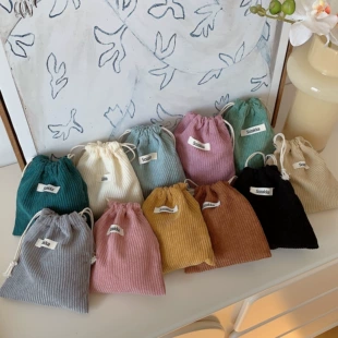Storage bag, cosmetic bag, handheld capacious shoulder bag, drawstring