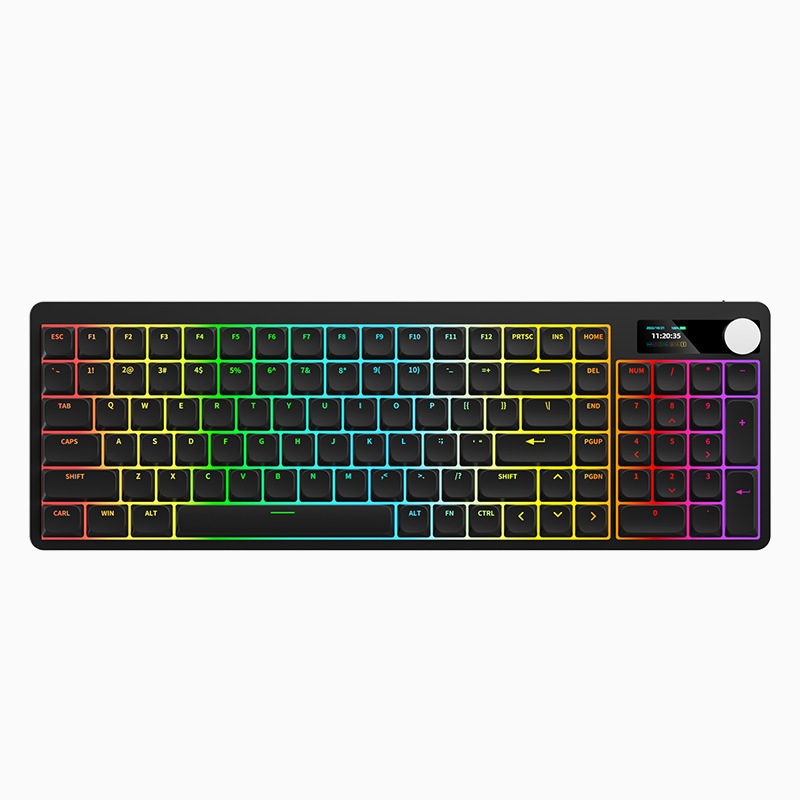 卸売 H75 3 モード低軸メカニカルキーボードワイヤレス有線オフィスポータブル超薄型高価値 Bluetooth キーボード|undefined