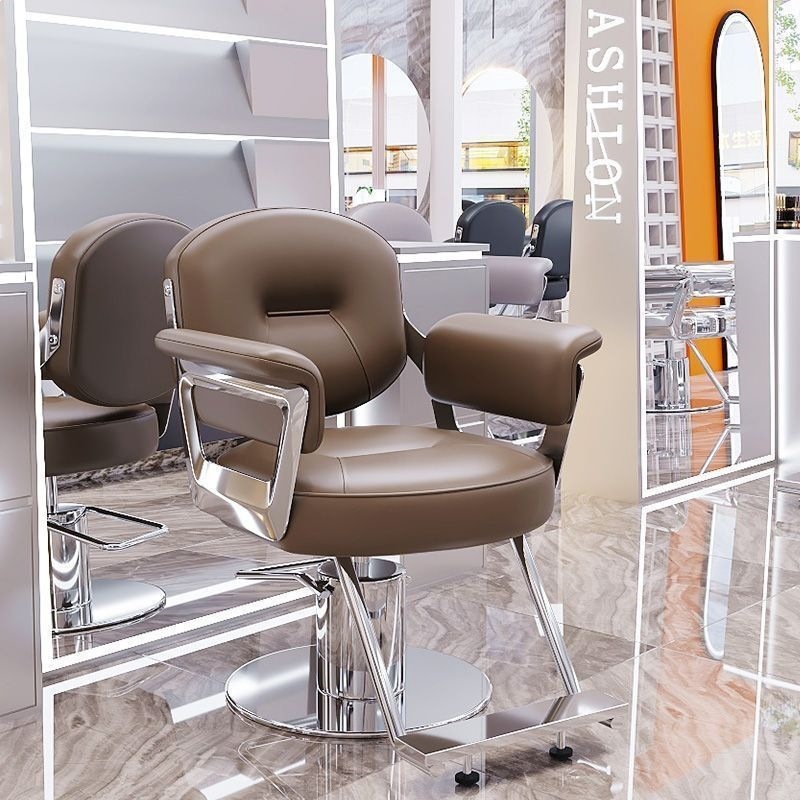 Barbería en línea silla de peluquería 26 sillas salón de peluquería especial barbería de moda nueva silla de corte de cabello de alta gama