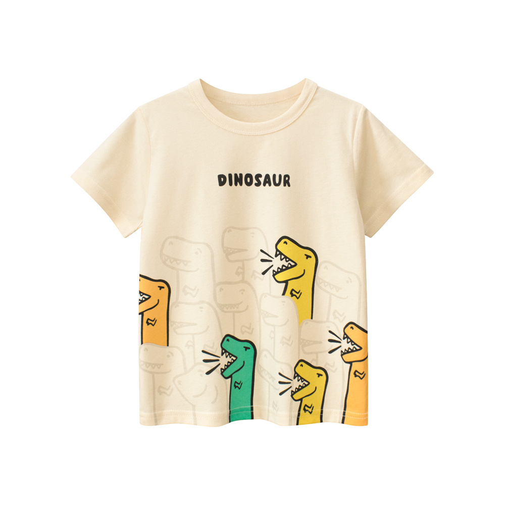 27kids ropa para niños coreanos camiseta de manga corta de verano para niños