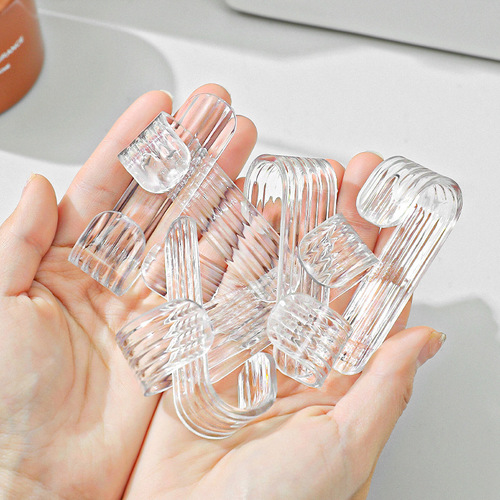 Acrylic adhesive hook key clothing traceless strong adhesive punch-free hook bathroom bathroom door back nano hook