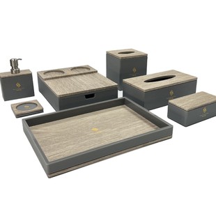 Acrylic Hotel Toiletries Storage Box Guest Room Miscellaneous Set Tray Hotel Bathroom Toothbrush Toothbrush Box
