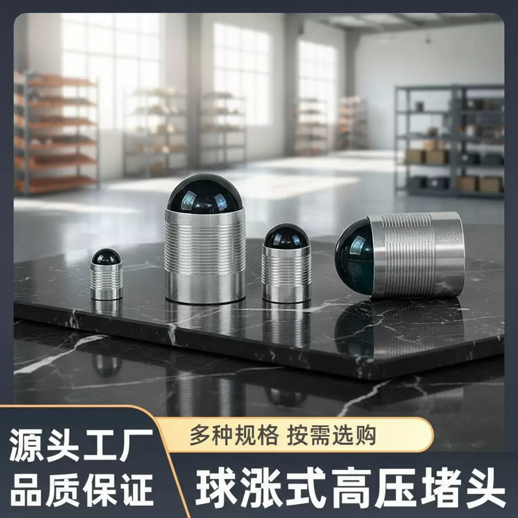 Z3厂家液压气动元器件阀组油缸气缸封堵密封件球涨式高压密封堵头