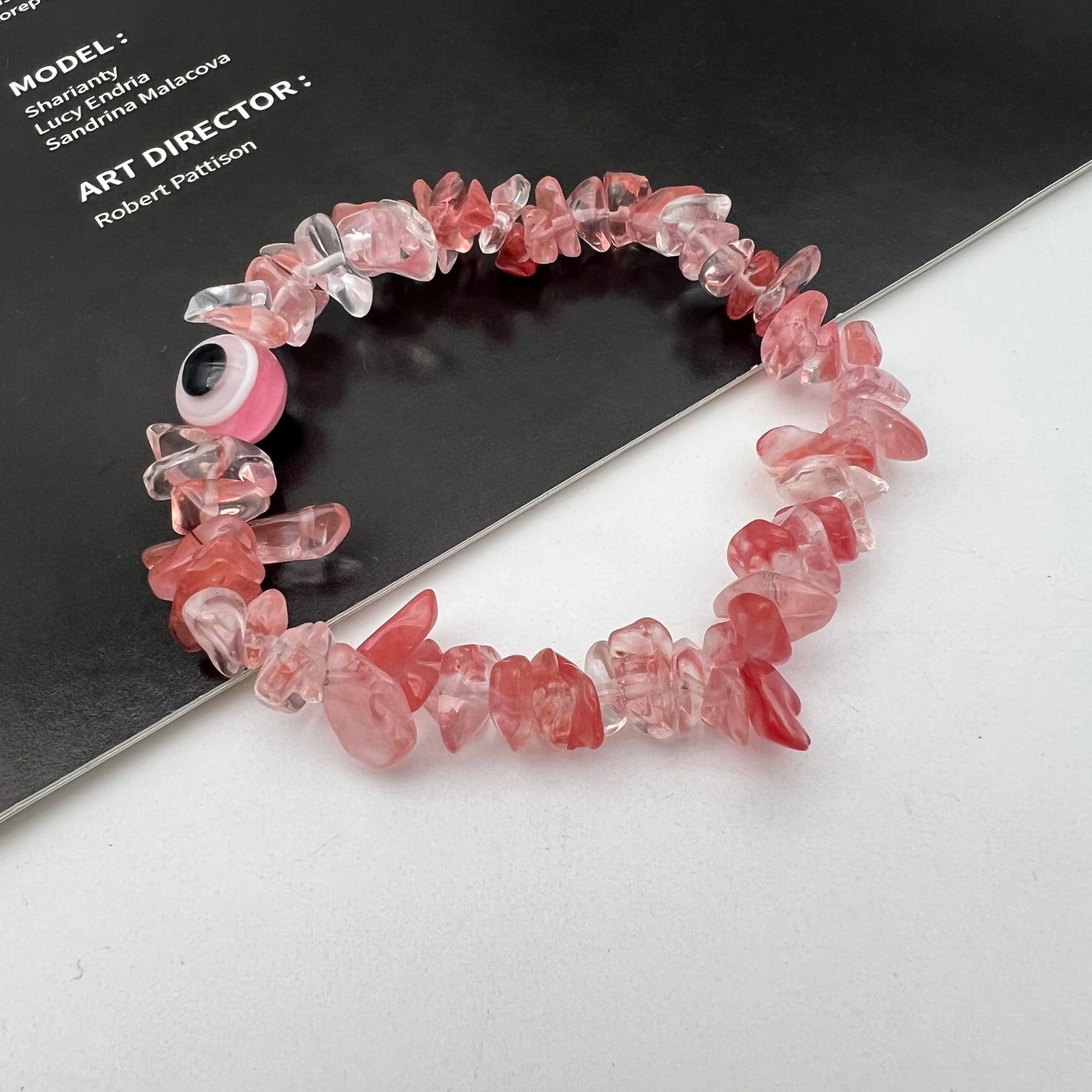 Fashion Devilu0027S Eye gravel Beaded Bracelets 1 Piece