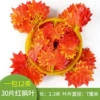 3 red maple leaves (12 outfit)