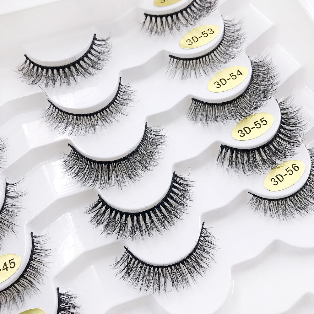 15g Weight False Eyelashes Makeup Tools Types Imitation Mink Material Imitation Mink False Eyelashes 5