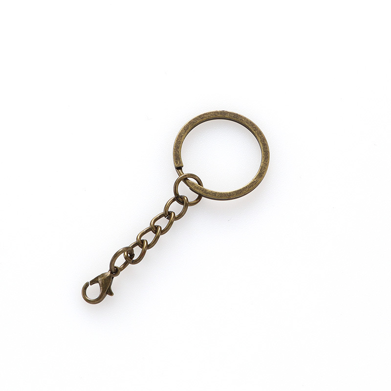 30青古銅キーホルダーDIYアクセサリーアクセサリー手作りペンダント金属キーホルダー卸売りキーホルダーリングレトロ|undefined
