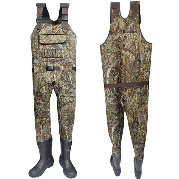 Amazon's Best-Selling Classic Camouflage Fishing Pants with Waist Bag, Can Be Paired with Insulated Shoes, Available in 600g, 800g, and 1000g