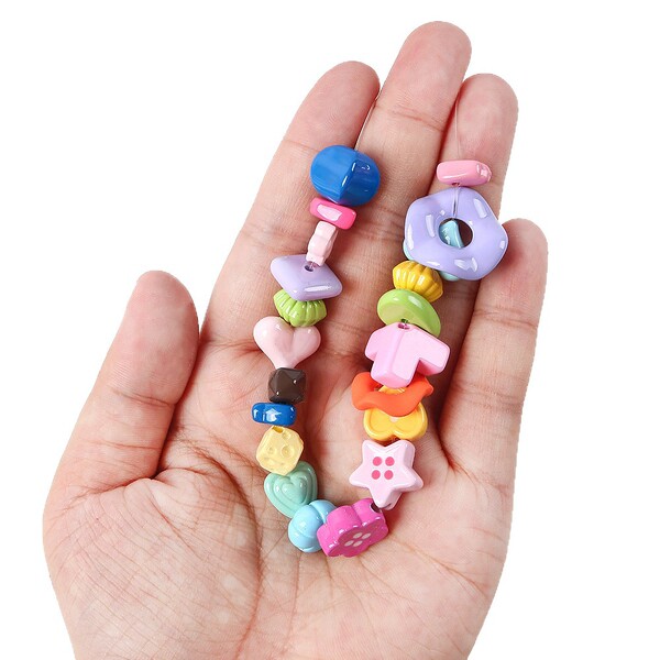 Acrylic double-sided beads